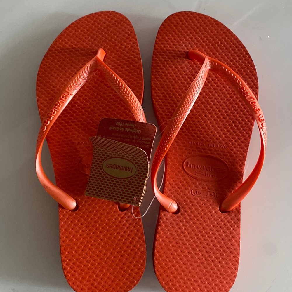Slim Havaianas orange - flip flops - 4/5 - 
Europe 37/38